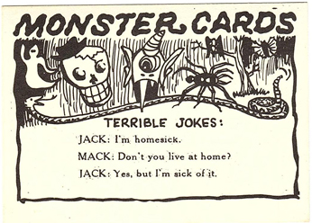 Monster Cards blue